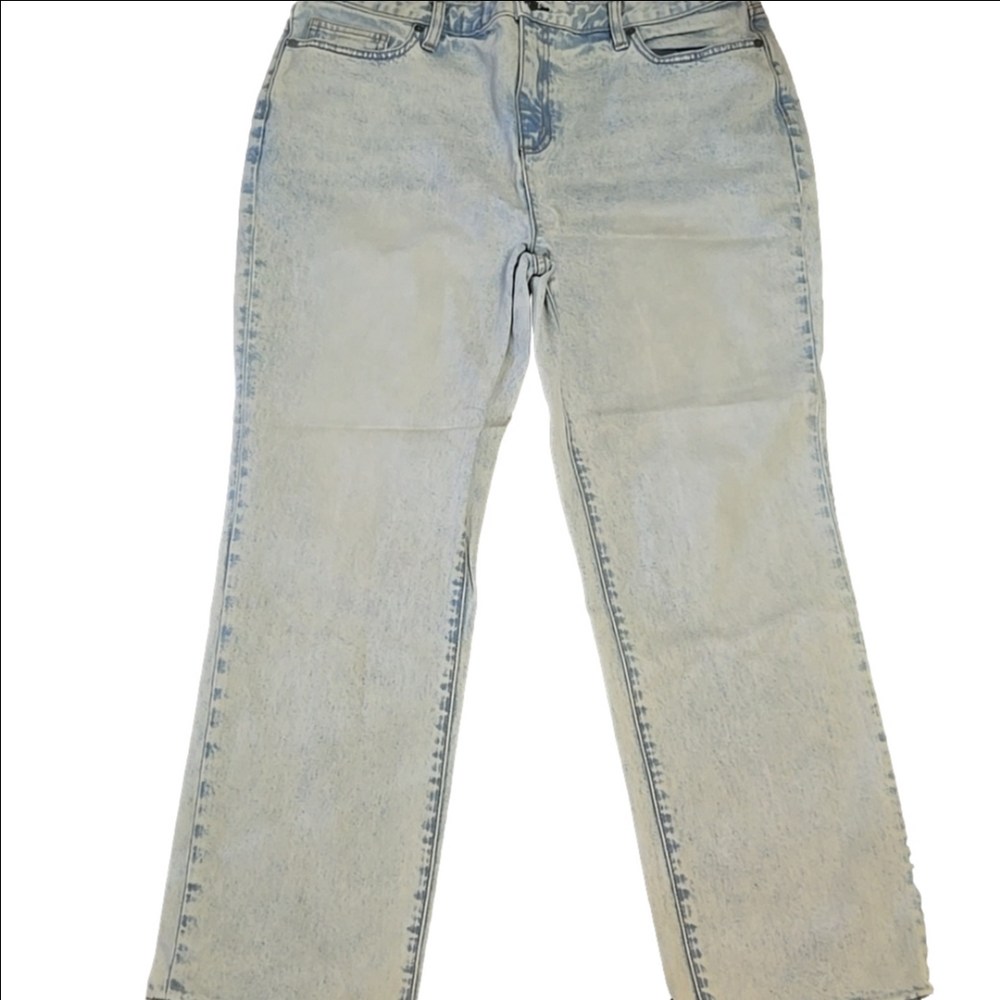 ♡Vintage Lands End Stonewash High Rise Mom Jeans 16 Petite